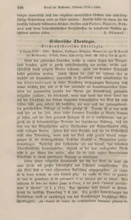 188-201 Kirchenhistorische Theologie