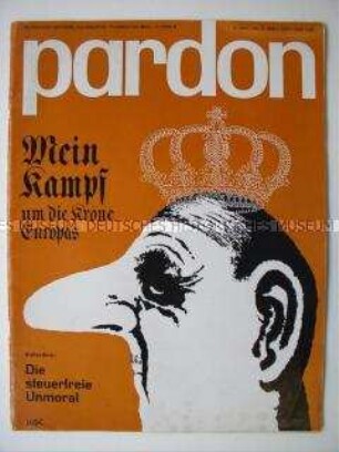 Satire-Magazin "pardon" u.a. zu den geplanten Notstandsgesetzen