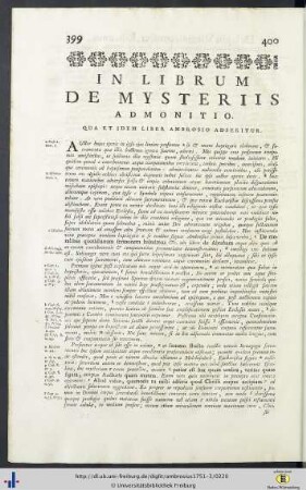 De Mysteriis.