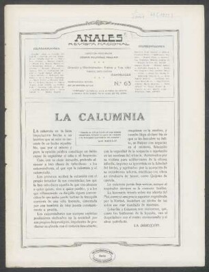 La calumnia