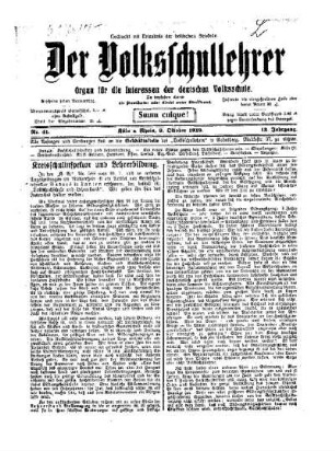 Kreisschulinspektor und Lehrerbildung