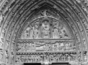Südwestportal (Porte Sainte-Anne) — Tympanon