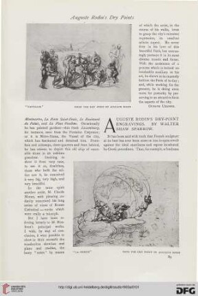 28: Auguste Rodin's dry-point engravings