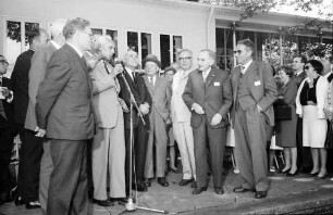 16. Tagung 1966 Mediziner; Maikäferrede: Sir Hans A. Krebs, Severo Ochoa, André F. Cournand, Otto H. Warburg, Werner Forßmann, Otto Hahn, Tadeus Reichstein