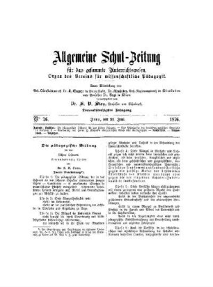 Die pädagogische Bildung für das höhere Lehramt. Vierundzwanzig Thesen