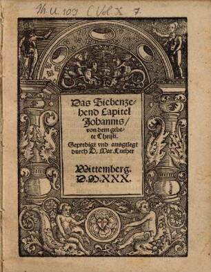 Das Siebenzehend Capitel Johannis, von dem gebete Christi
