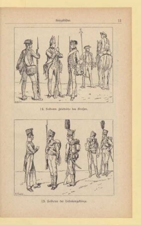 14. Soldaten Friedrichs des Großen