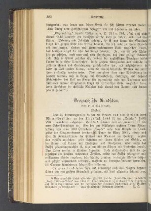 Geographische Rundschau