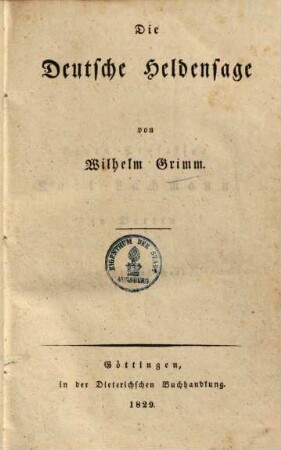 Die deutsche Heldensage
