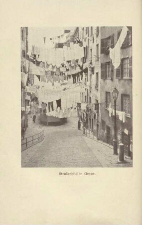 Straßenbild in Genua