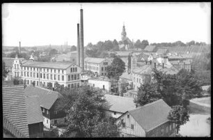 Großröhrsdorf. Blick vom Rathaus