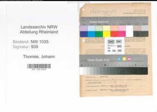 Entnazifizierung Johann Thomée , geb. 18.02.1910 (Bergrat)