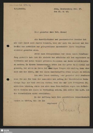 Nr. 49-59. Klemm, Walther