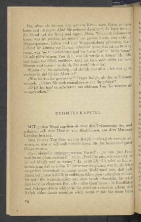 Zehntes Kapitel