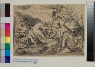 Allegorie mit Merkur, Ceres, Mars und Venus