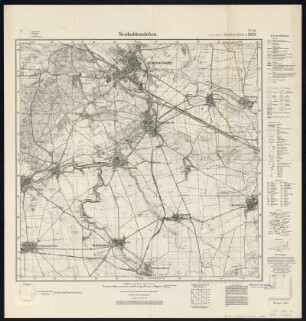 Messtischblatt [3734] = 2031 : Neuhaldensleben, 1935 : Messtischblatt [3734] = 2031 : Neuhaldensleben. - Hrsg. 1902, einz. Nachtr. 1932, gedr. [19]35. - [Berlin] : Reichsamt für Landesaufnahme, 1935. - 1 Kt. : einfarbig