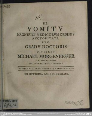 De vomitu