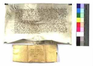 Friedrich, Pfalzgraf bei Rhein und Herzog in Bayern, Erztruchsess des Reiches und Kurfürst, beurkundet, dass er auf zehn weitere Jahre eine Einung mit der Reichsstadt Heilbronn (Heilpronne) geschlossen hat.