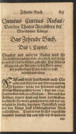 ... Das Zehende Buch