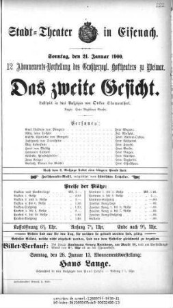 Das zweite Gesicht