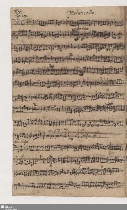 Violoncello.