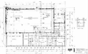 Kornwestheim Pbf: Nebengebäude Sporthalle ESV Fundament