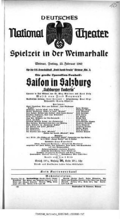 Saison in Salzburg