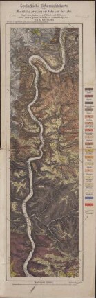 Geologische Uebersichtskarte des Rheinthales zwischen der Nahe und der Lahn