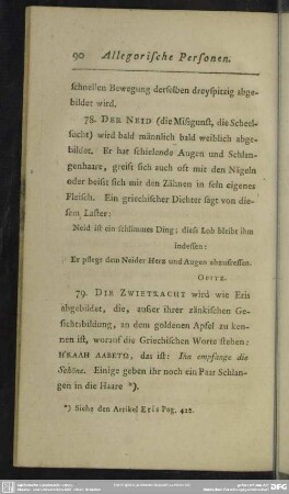78. Der Neid (die Mißgunst, die Scheelsucht)