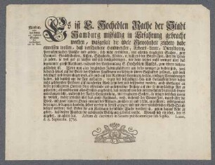 Mandat, wider das Gehen mit tragbaren Sachen über das Rathaus und die Börse.