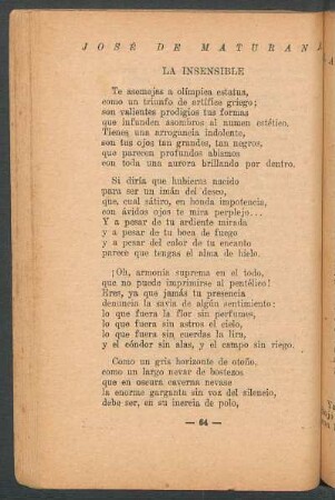La insensible