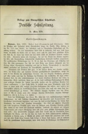 Barmen : ueber das Stammeln und Stottern