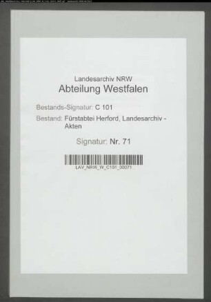 Korrespondenz wegen Entrichtung der Türken-Steuer (kaiserl. Rescripte)