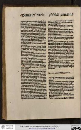 Dominica quarta post festum trinitatis.