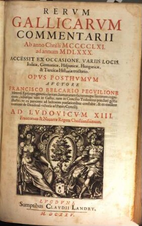 Rerum gallicarum commentarii