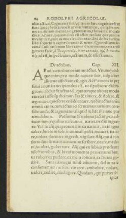 De actibus. Cap. XII.