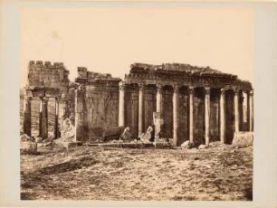 Jupitertempel, Baalbek: Westseite