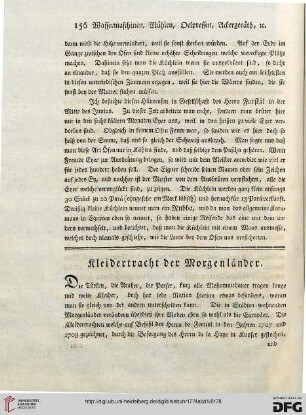 Kleidertracht der Morgenländer