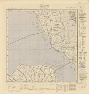 1419 (alte Nr.: 247) Wobbenbüll, Topographische Karte 1:25000 (4-cm - Karte)