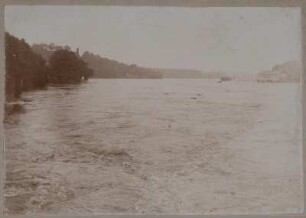 Mulde bei Grimma bei Hochwasser