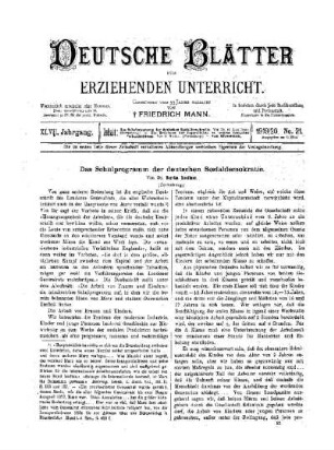 Das Schulprogramm der deutschen Sozialdemokratie : (Fortsetzung)