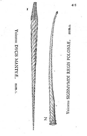 Unicornu Ducis Mantuae. - Unicornu Sigismundi Regis poloniae