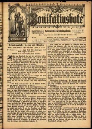 Ausgabe vom Sonntag, den 29. Oktober 1893.