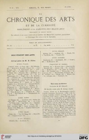 Nr. 26 (26 juillet)