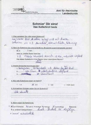 Schmier' dir eins! - Das Butterbrot heute