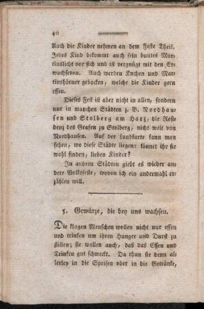 5. Gewürze, die bey uns wachsen