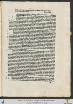 Aristotelis Stagyrite Ethicorum libri ad Nicomachum Interprete Leonardo Aretino