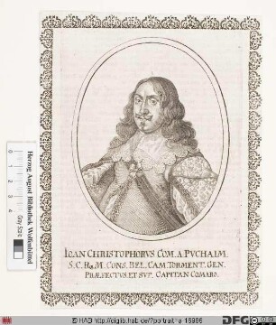 Bildnis Johann Christoph III. Graf von Puchaim