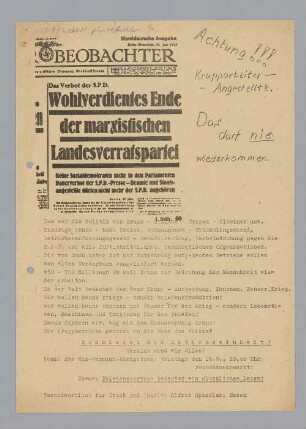 "Das darf nie wiederkommen."