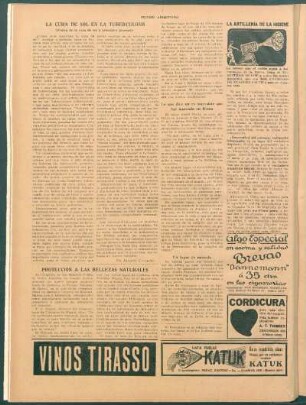 La cura de sol en la tuberculosis : Técnica de la cura de sol y principios generales